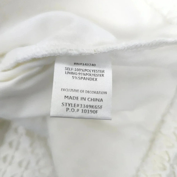 English Factory Skirt Fringe Eyelet S - Picture 12 of 13